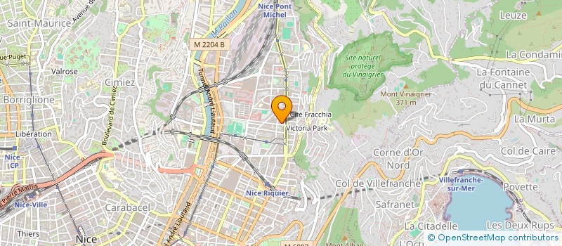 localisation de l'entreprise MONSIEUR GILLES VEZZA à NICE
