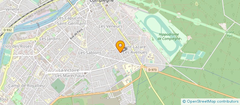 localisation de l'entreprise MONSIEUR GILLES VIAU à COMPIEGNE