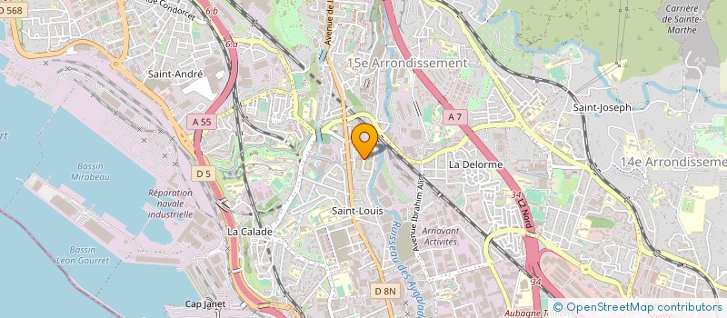 localisation de l'entreprise MONSIEUR GILLES VIDAL à MARSEILLE