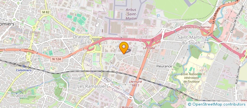 localisation de l'entreprise MONSIEUR GILLES VIEUVEL à TOULOUSE