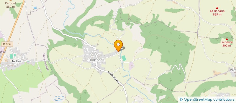 localisation de l'entreprise MONSIEUR GILLES VIGOUROUX  SAINT-PAULIEN