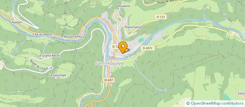 localisation de l'entreprise MONSIEUR GILLES VILLIGER  SAINT-HIPPOLYTE