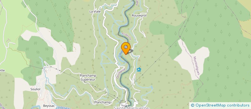 localisation de l'entreprise MONSIEUR GILLES VINCENT  SAINTE-MARGUERITE-LAFIGERE