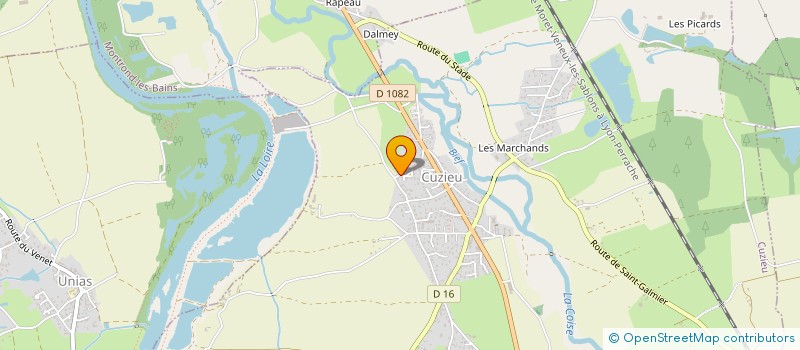 localisation de l'entreprise MONSIEUR GILLES VINEIS  CUZIEU