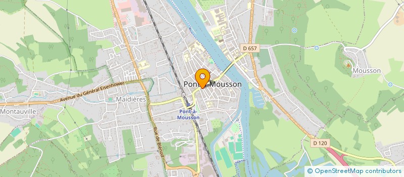 localisation de l'entreprise MONSIEUR GILLES VIOLINI à PONT-A-MOUSSON