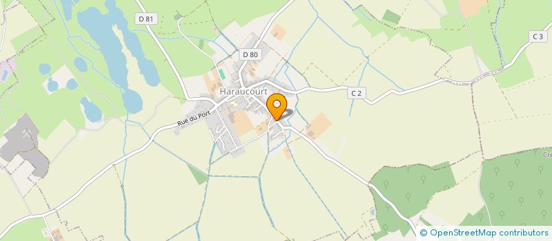 localisation de l'entreprise MONSIEUR GILLES VISINE  HARAUCOURT