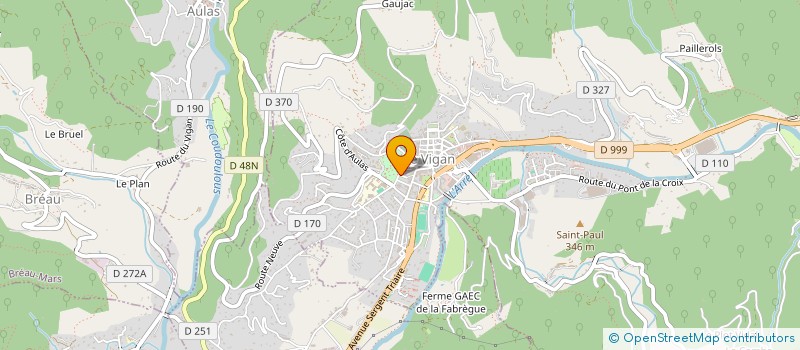 localisation de l'entreprise MONSIEUR GILLES VITRY  LE VIGAN