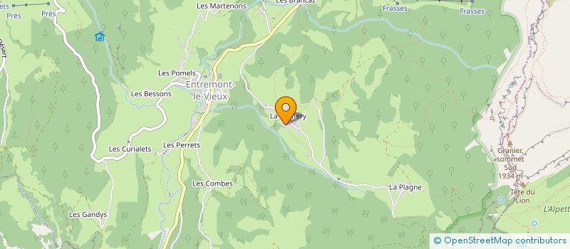localisation de l'entreprise MONSIEUR GILLES VOILLEQUIN à SAINT PIERRE D'ENTREMONT