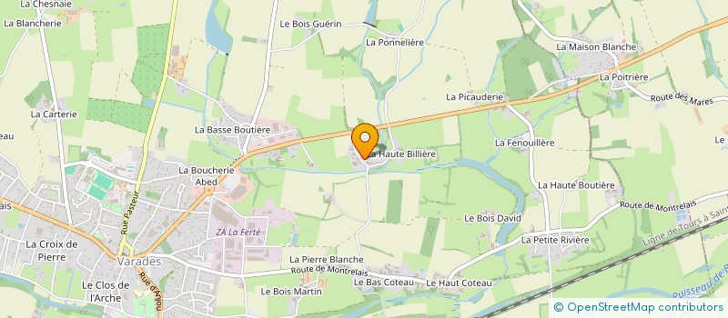 localisation de l'entreprise MONSIEUR GILLES VOYDIE  LOIREAUXENCE