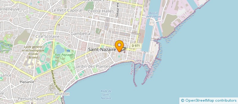 localisation de l'entreprise MONSIEUR GILLES WAFO TAPA  SAINT-NAZAIRE