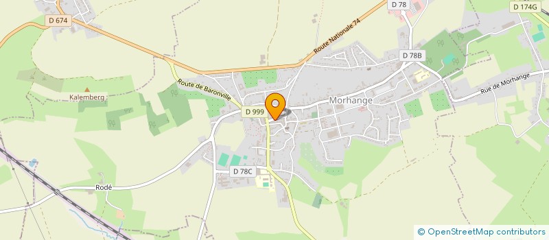 localisation de l'entreprise MONSIEUR GILLES WATIER  MORHANGE