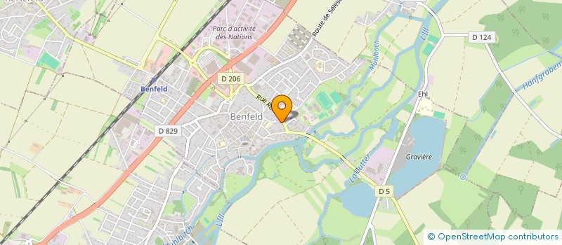 localisation de l'entreprise MONSIEUR GILLES WEBER  BENFELD