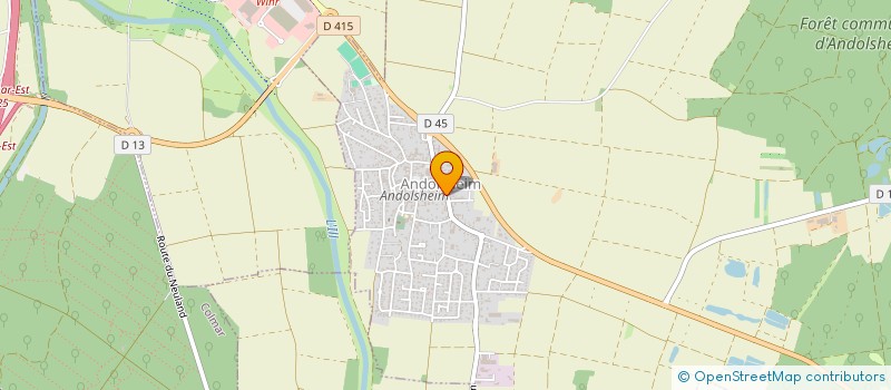 localisation de l'entreprise MONSIEUR GILLES WEICK  ANDOLSHEIM