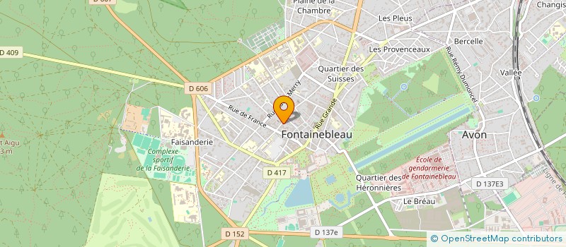 localisation de l'entreprise MONSIEUR GILLES WESSELS à FONTAINEBLEAU