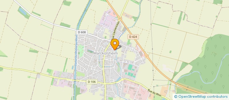 localisation de l'entreprise MONSIEUR GILLES WILHELM  MARCKOLSHEIM