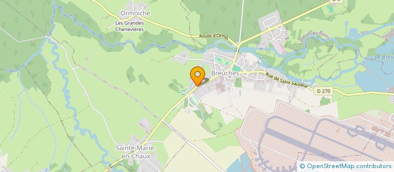 localisation de l'entreprise MONSIEUR GILLES WINAND  BREUCHES