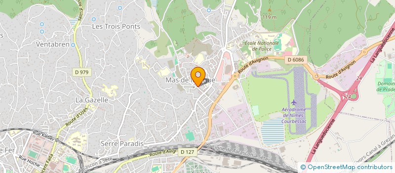 localisation de l'entreprise MONSIEUR GILLES WOHLEBER  NIMES