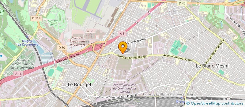 localisation de l'entreprise MONSIEUR GILLES WULLUS à LE BLANC-MESNIL