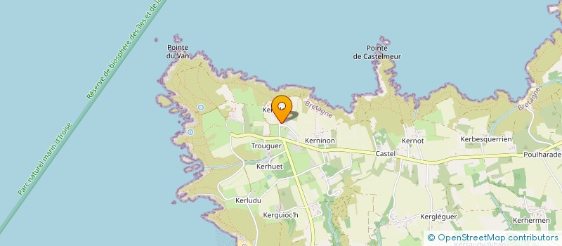 localisation de l'entreprise MONSIEUR GILLES YVEN à CLEDEN-CAP SIZUN