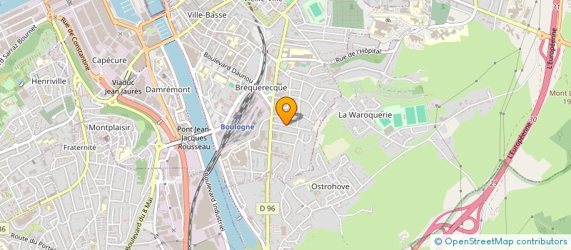 localisation de l'entreprise MONSIEUR GILLES ZAGOZDA  BOULOGNE-SUR-MER
