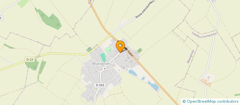 localisation de l'entreprise MONSIEUR GILLES ZAWORSKI  WAVIGNIES