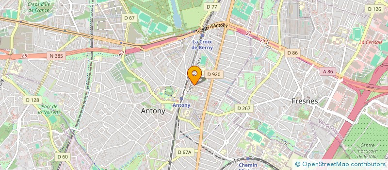 localisation de l'entreprise MONSIEUR GILLES ZERAH à ANTONY