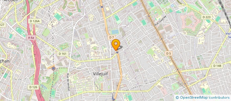 localisation de l'entreprise MONSIEUR GILLES ZERBIB  VILLEJUIF