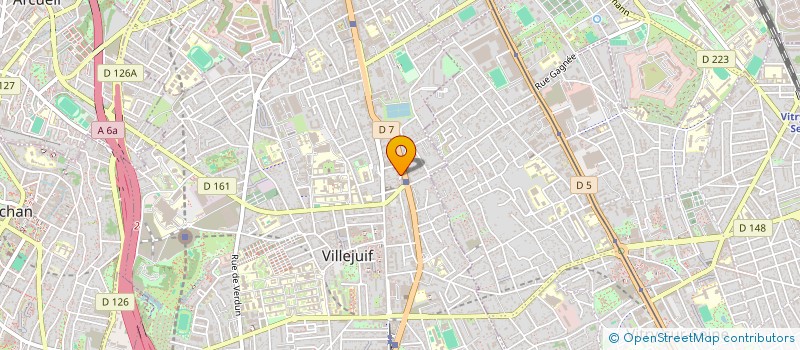 localisation de l'entreprise MONSIEUR GILLES ZERBIB  VILLEJUIF