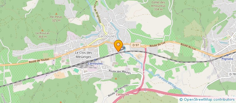 localisation de l'entreprise MONSIEUR GILLES ZIMMER  CARNOULES