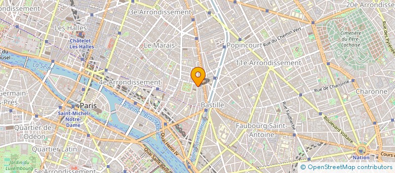 localisation de l'entreprise MONSIEUR GILLI GIOVANNI  PARIS