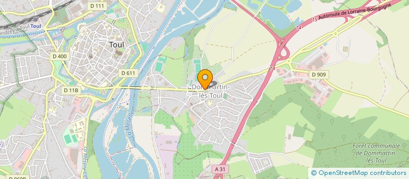 localisation de l'entreprise MONSIEUR GILLIAN BOURLIER  DOMMARTIN-LES-TOUL