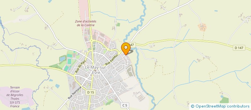 localisation de l'entreprise MONSIEUR GILLIAN BRIN  LE MAY-SUR-EVRE