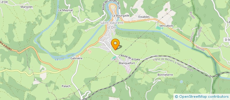 localisation de l'entreprise MONSIEUR GILLIAN CAREY  CAMPAGNAC