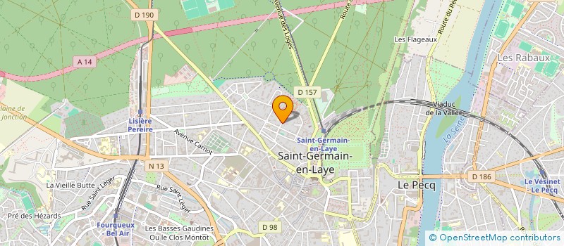 localisation de l'entreprise MONSIEUR GILLLES POTOT  SAINT-GERMAIN-EN-LAYE