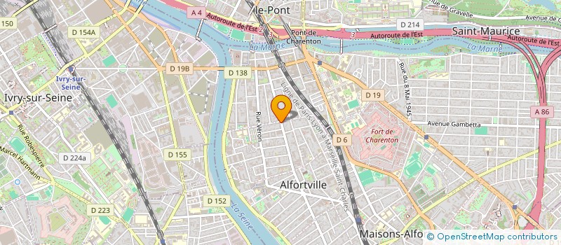 localisation de l'entreprise MONSIEUR GILMAR AGUIAR DOS SANTOS  ALFORTVILLE