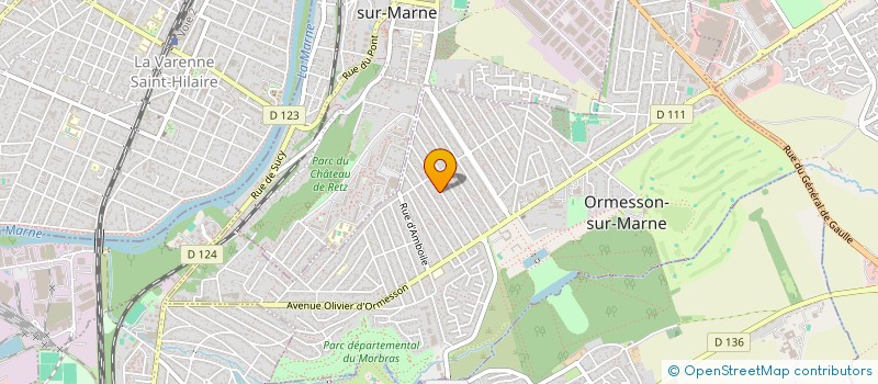 localisation de l'entreprise MONSIEUR GILSON SILVA  ORMESSON-SUR-MARNE