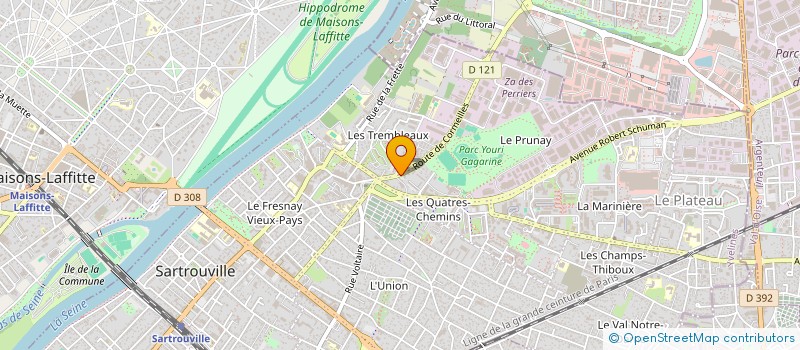 localisation de l'entreprise MONSIEUR GILSON VIEIRA  SARTROUVILLE