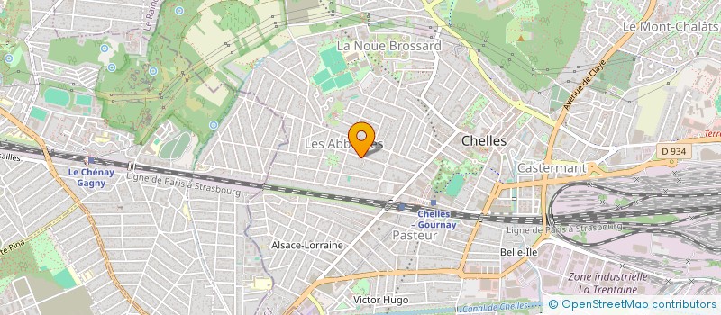 localisation de l'entreprise MONSIEUR GIMER ROSINO à CHELLES