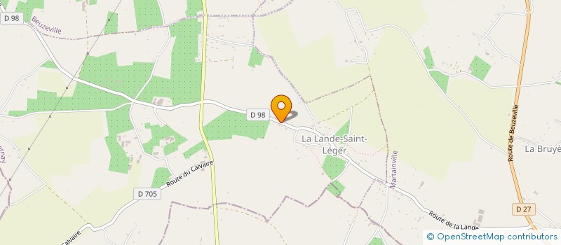 localisation de l'entreprise MONSIEUR GIMMY MORIN  LA LANDE-SAINT-LEGER