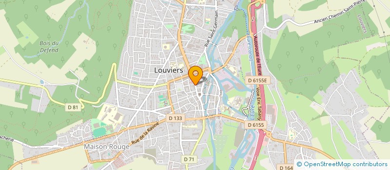 localisation de l'entreprise MONSIEUR GIN RITZ  LOUVIERS