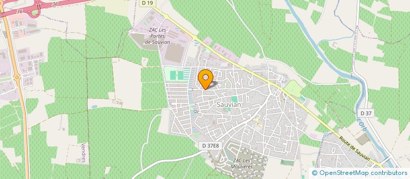 localisation de l'entreprise MONSIEUR GINES GIMENEZ à SAUVIAN