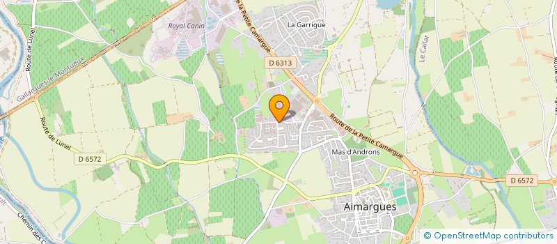 localisation de l'entreprise MONSIEUR GINES MARTINEZ  AIMARGUES