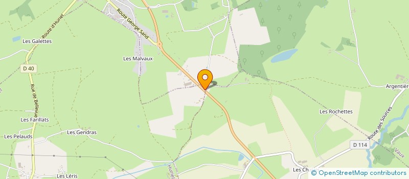 localisation de l'entreprise MONSIEUR GINES SERRANO  LA CHAPELAUDE