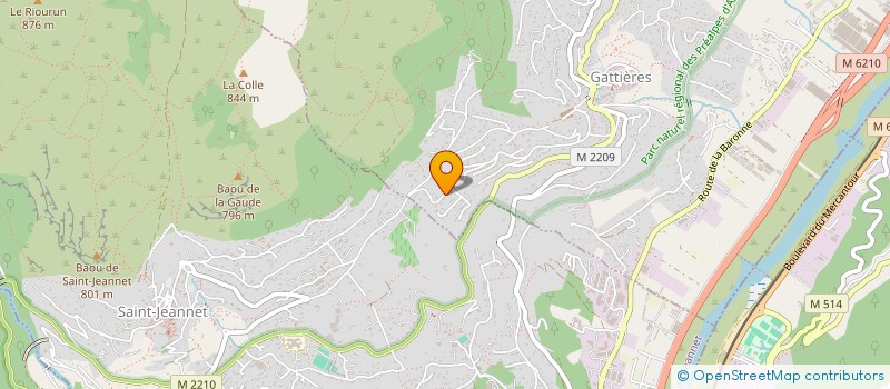 localisation de l'entreprise MONSIEUR GINETTO MARGUTTI  GATTIERES