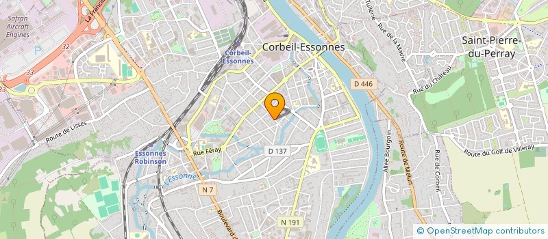 localisation de l'entreprise MONSIEUR GINGUREANU TIBERIU à CORBEIL-ESSONNES