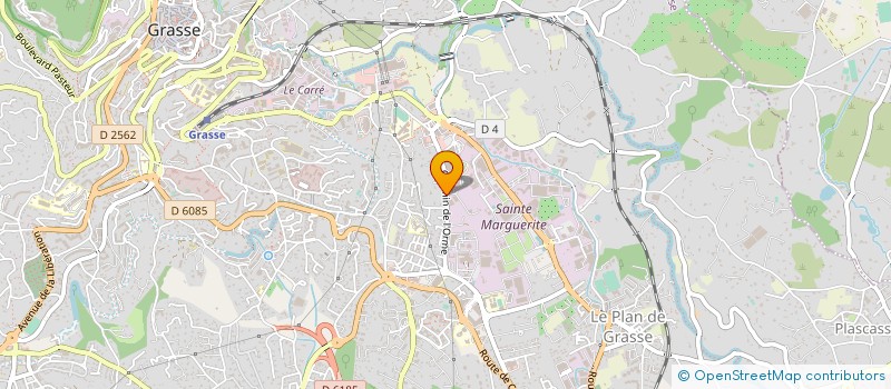 localisation de l'entreprise MONSIEUR GINO ALLIGIER  GRASSE