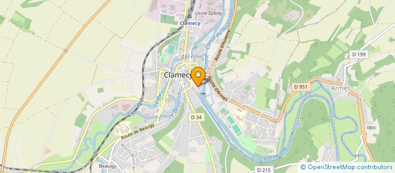 localisation de l'entreprise MONSIEUR GINO AMBROISE à CLAMECY