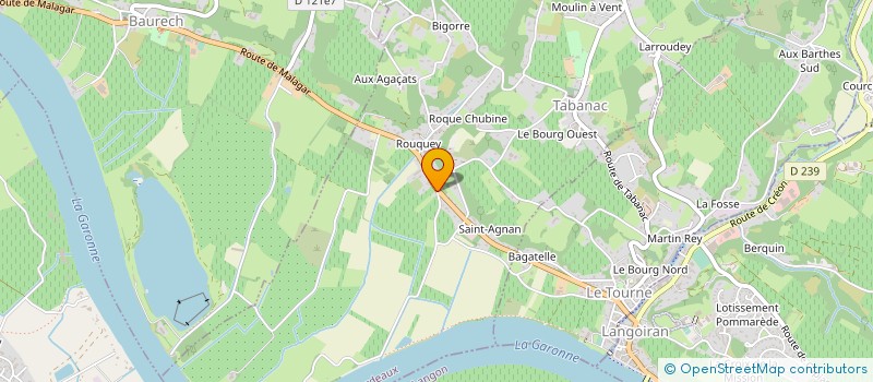 localisation de l'entreprise MONSIEUR GINO BALLET  TABANAC