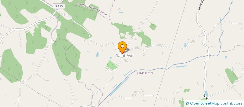 localisation de l'entreprise MONSIEUR GINO BAYAMA  SAINT-AVIT