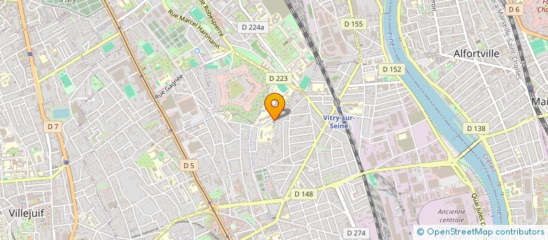 localisation de l'entreprise MONSIEUR GINO BAZILLE  VITRY-SUR-SEINE